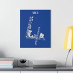 MCI - Kansas City International Acrylic Print - Home Decor - Pilot gifts - WWII warbird t-shirt
