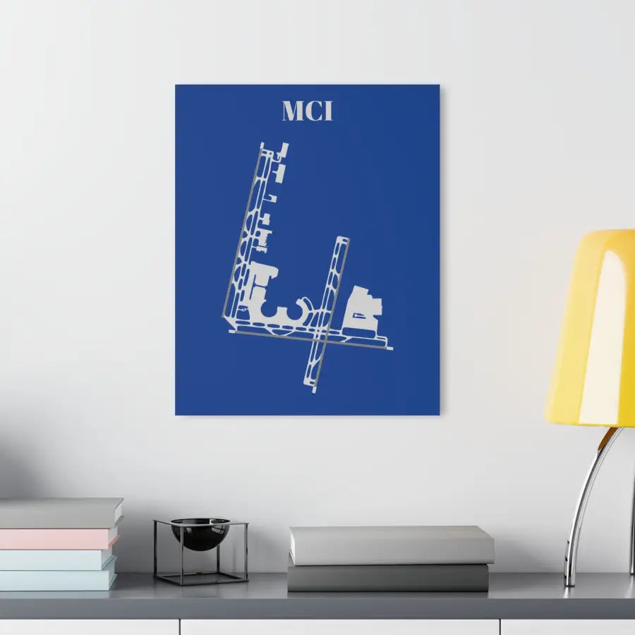 MCI - Kansas City International Acrylic Print - Home Decor - Pilot gifts - WWII warbird t-shirt