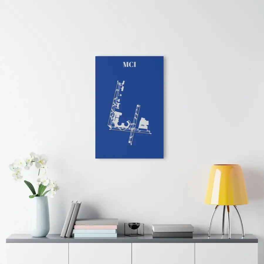 MCI - Kansas City International Acrylic Print - Home Decor - Pilot gifts - WWII warbird t-shirt