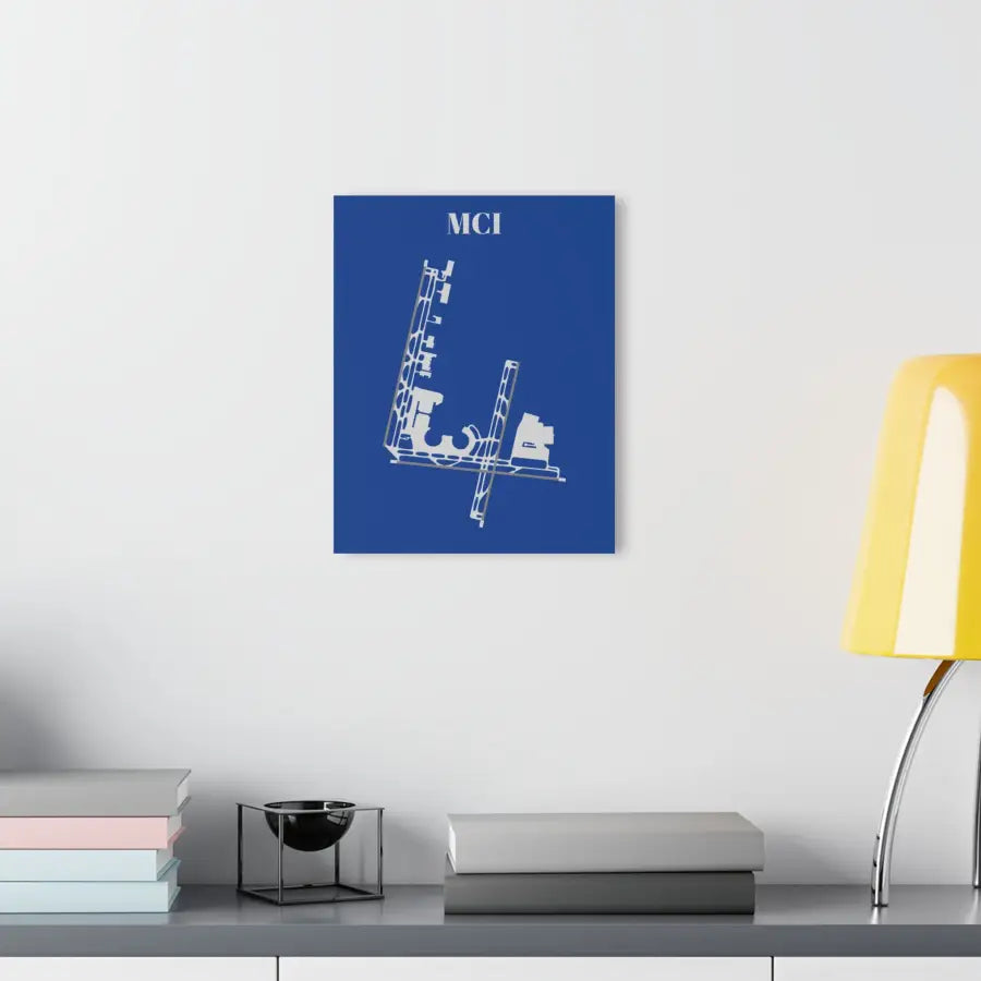 MCI - Kansas City International Acrylic Print - Home Decor - Gifts for pilots - Aviation apparel