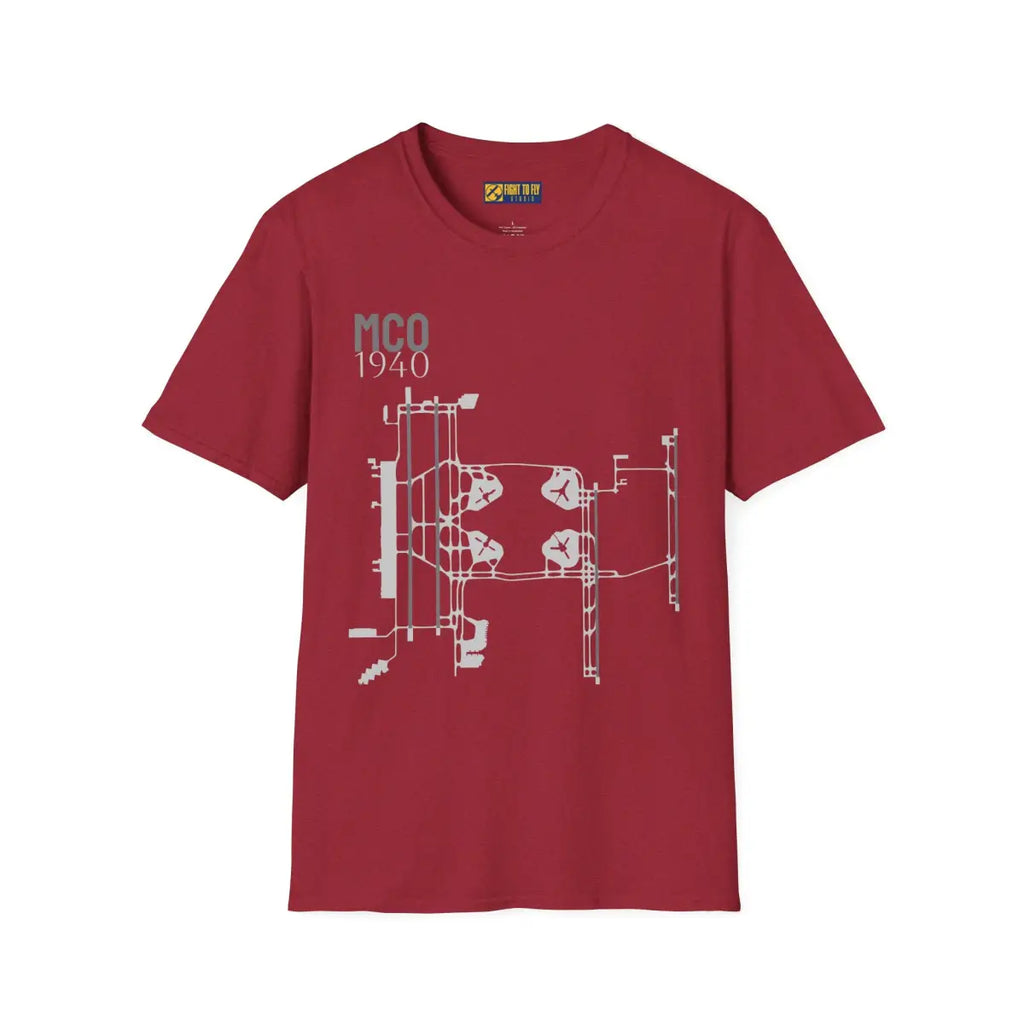 MCO Orlando International - 1940 - Tee - T-Shirt - Pilot gifts - WWII warbird t-shirt