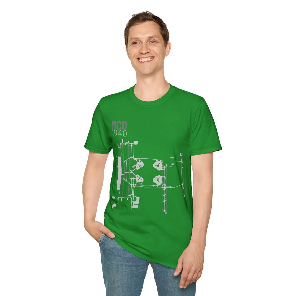 MCO Orlando International - 1940 - Tee - T-Shirt - Gifts for pilots - Aviation apparel