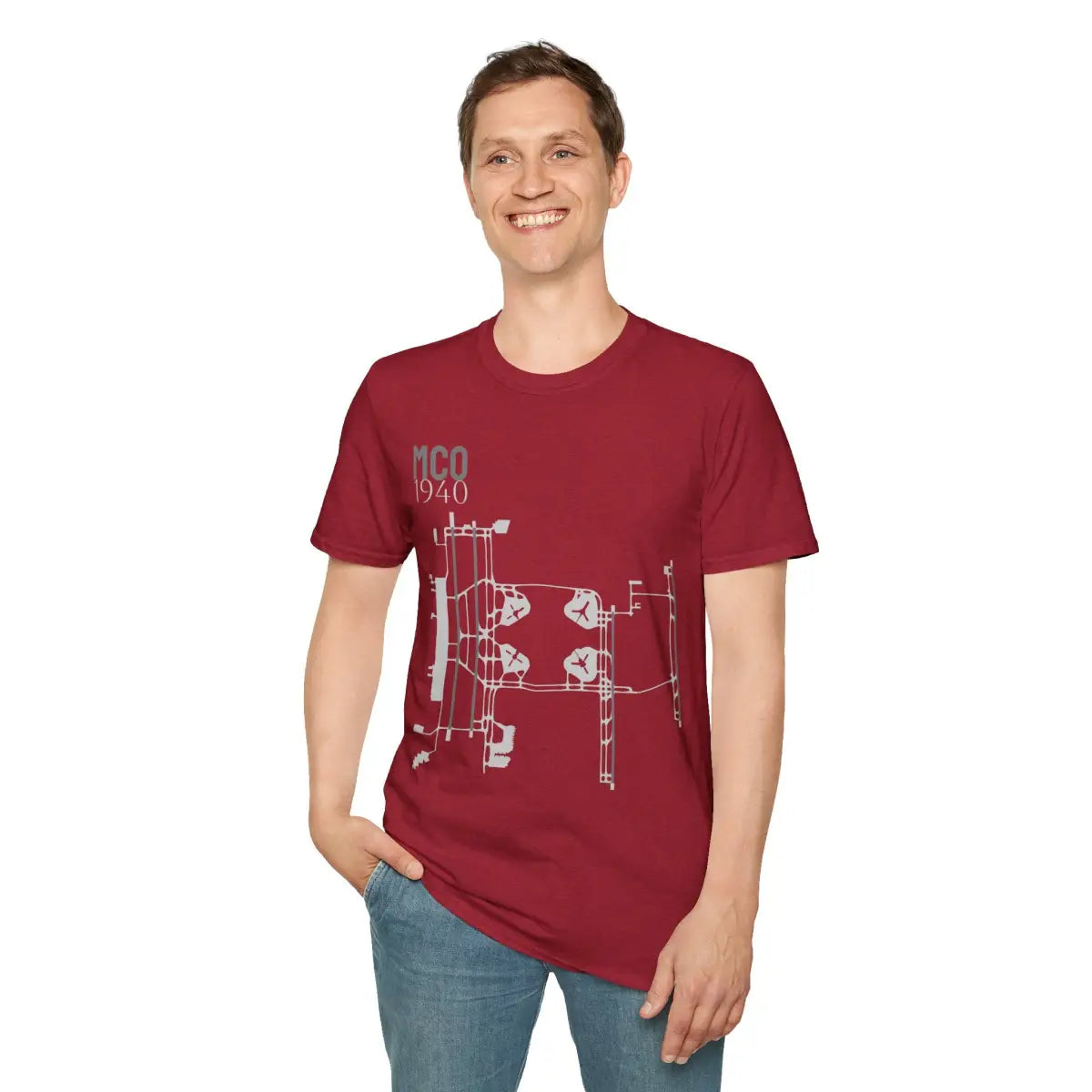 MCO Orlando International - 1940 - Tee - T-Shirt - Gifts for pilots - Aviation apparel
