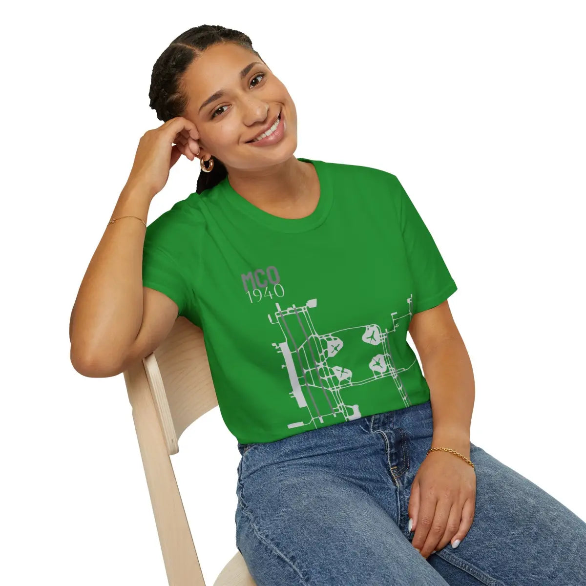 MCO Orlando International - 1940 - Tee - T-Shirt - Gifts for pilots - Aviation apparel