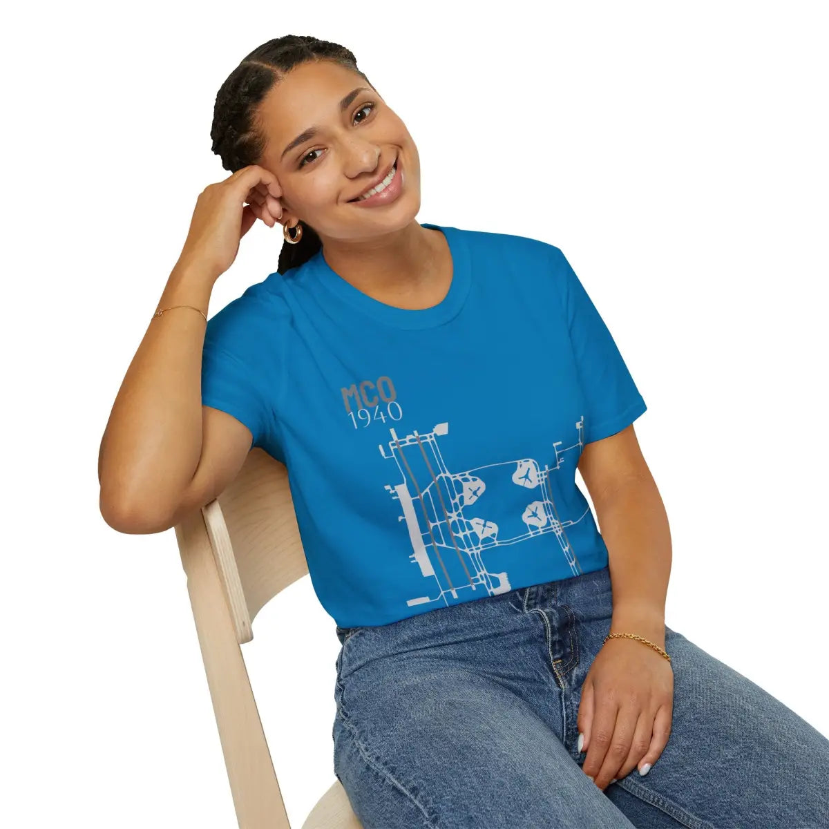 MCO Orlando International - 1940 - Tee - T-Shirt - Gifts for pilots - Aviation apparel