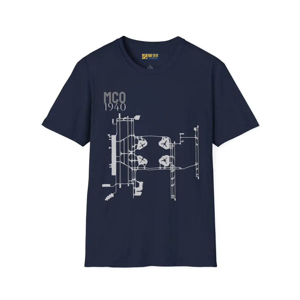 MCO Orlando International - 1940 - Tee - T-Shirt - Gifts for pilots - Aviation apparel