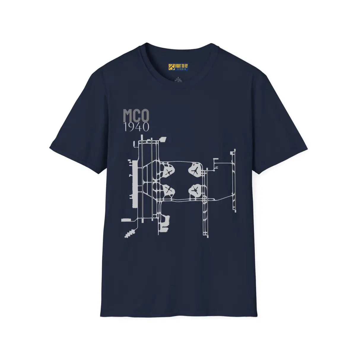 MCO Orlando International - 1940 - Tee - T-Shirt - Gifts for pilots - Aviation apparel