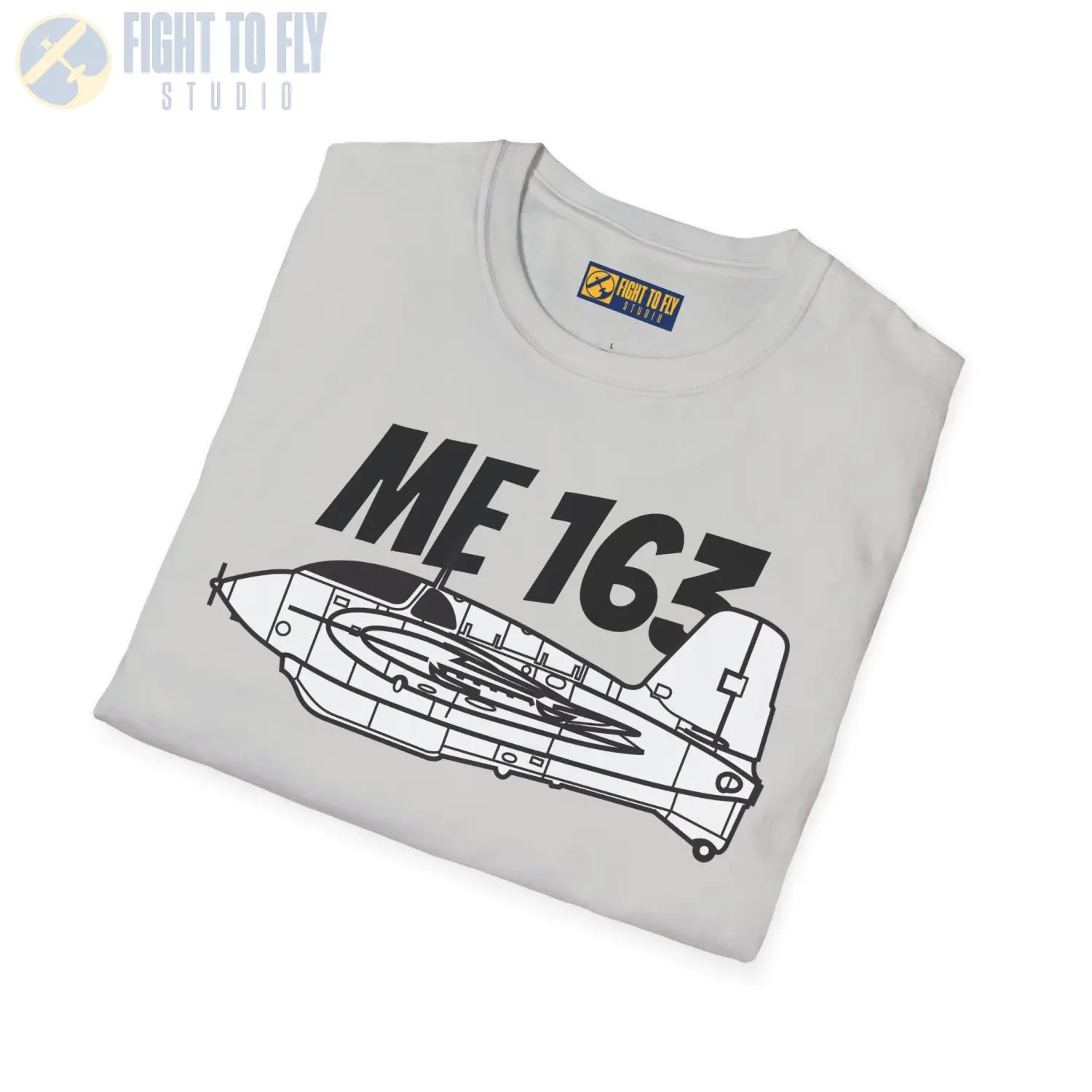 Me 163 Komet Side Profile T-Shirt - Pilot gifts - WWII warbird t-shirt
