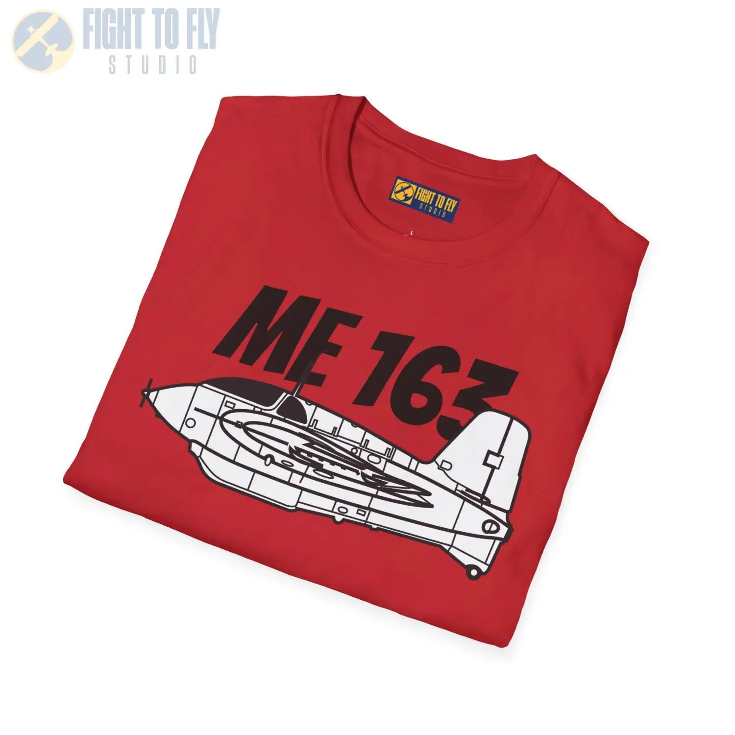 Me 163 Komet Side Profile T-Shirt - Pilot gifts - WWII warbird t-shirt