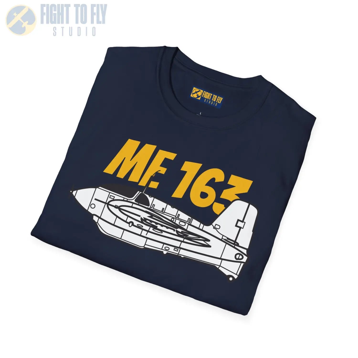 Me 163 Komet Side Profile T-Shirt - Pilot gifts - WWII warbird t-shirt