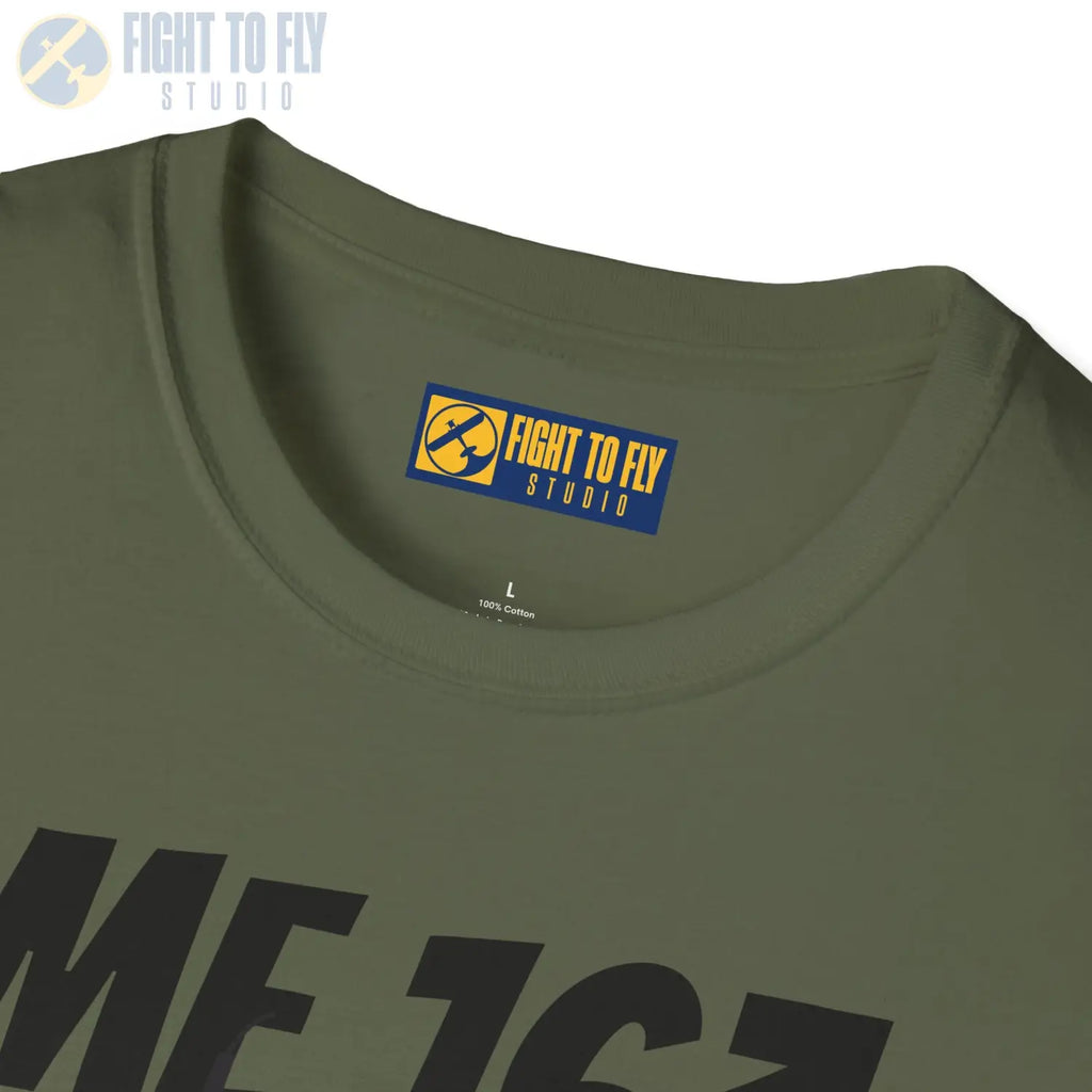 Me 163 Komet Side Profile T-Shirt - Pilot gifts - WWII warbird t-shirt