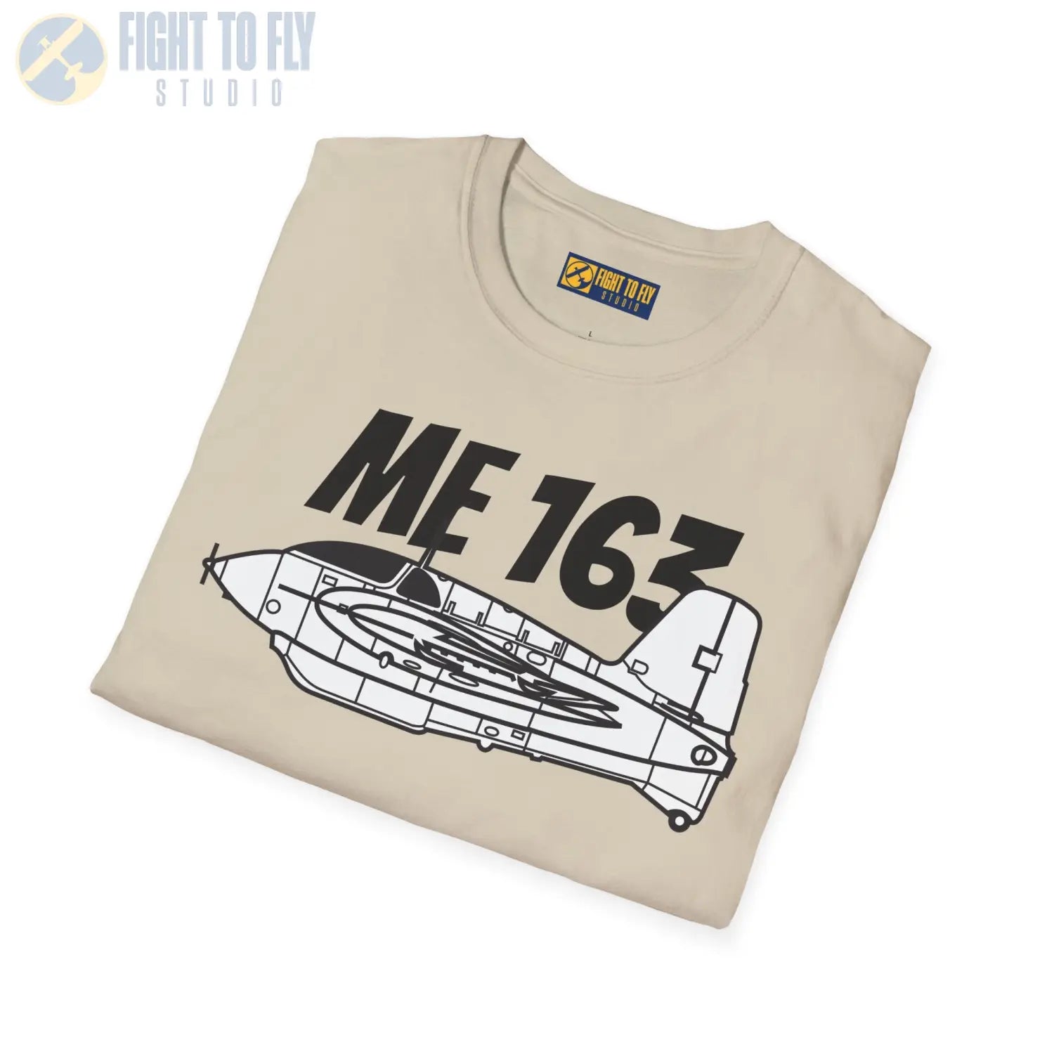 Me 163 Komet Side Profile T-Shirt - Pilot gifts - WWII warbird t-shirt