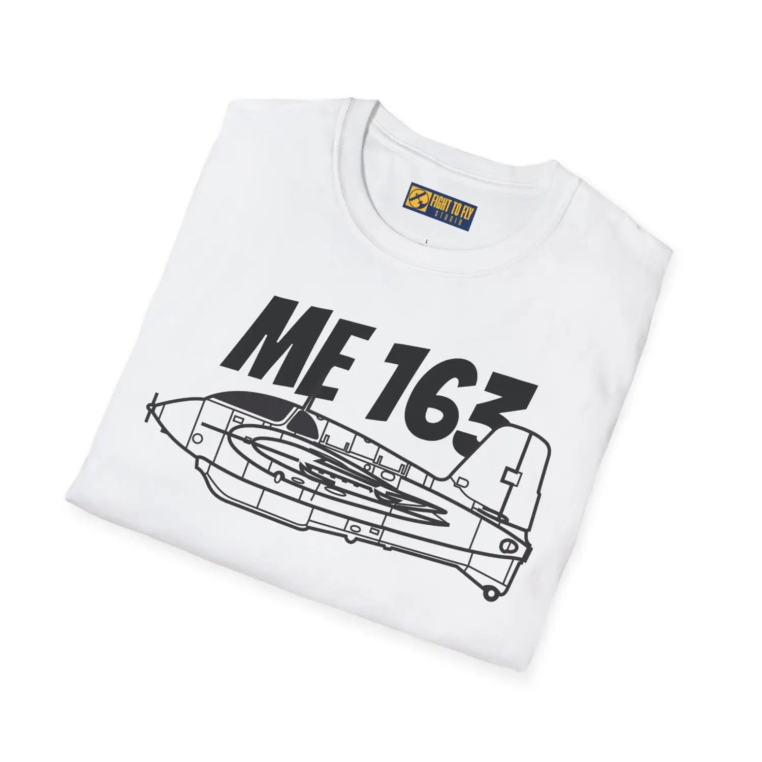 Me 163 Komet Side Profile T-Shirt - Pilot gifts - WWII warbird t-shirt
