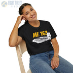 Me 163 Komet Side Profile T-Shirt - Pilot gifts - WWII warbird t-shirt