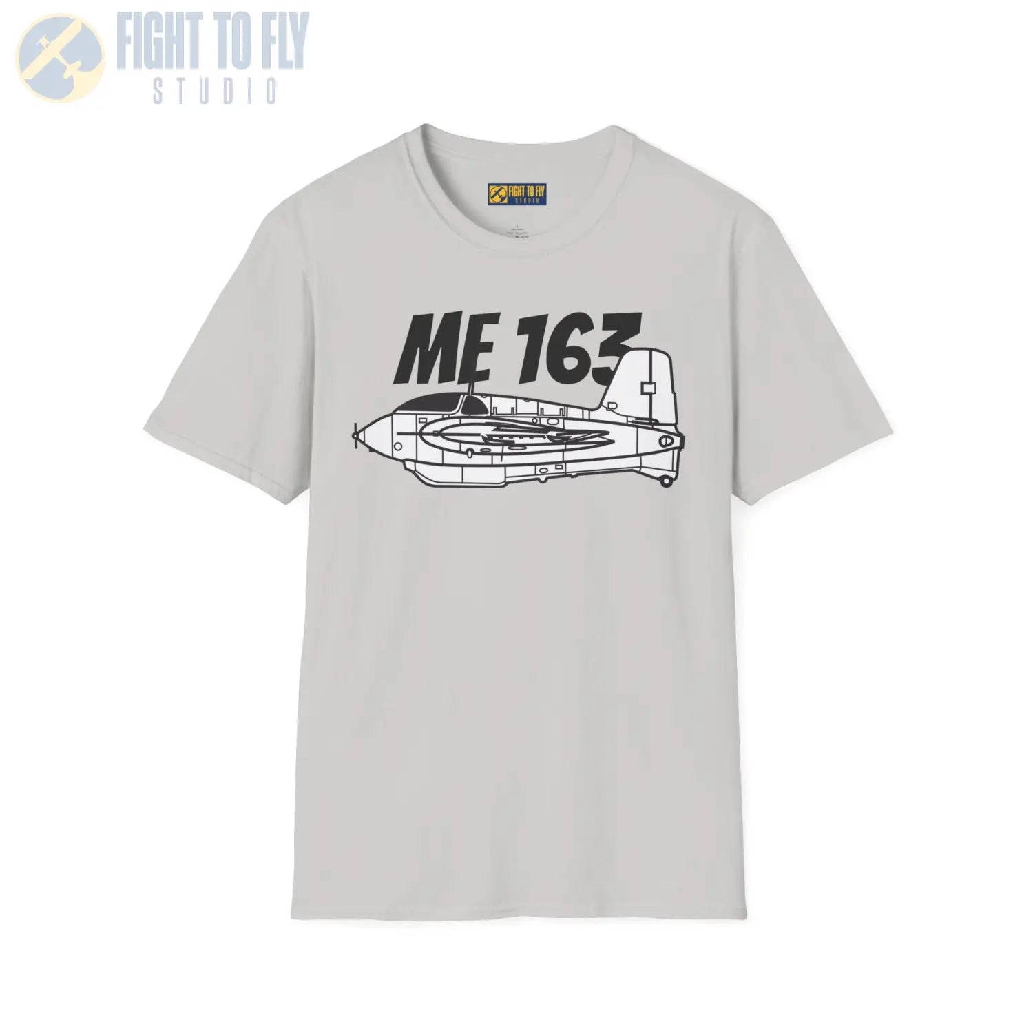 Me 163 Komet Side Profile T-Shirt - Pilot gifts - WWII warbird t-shirt