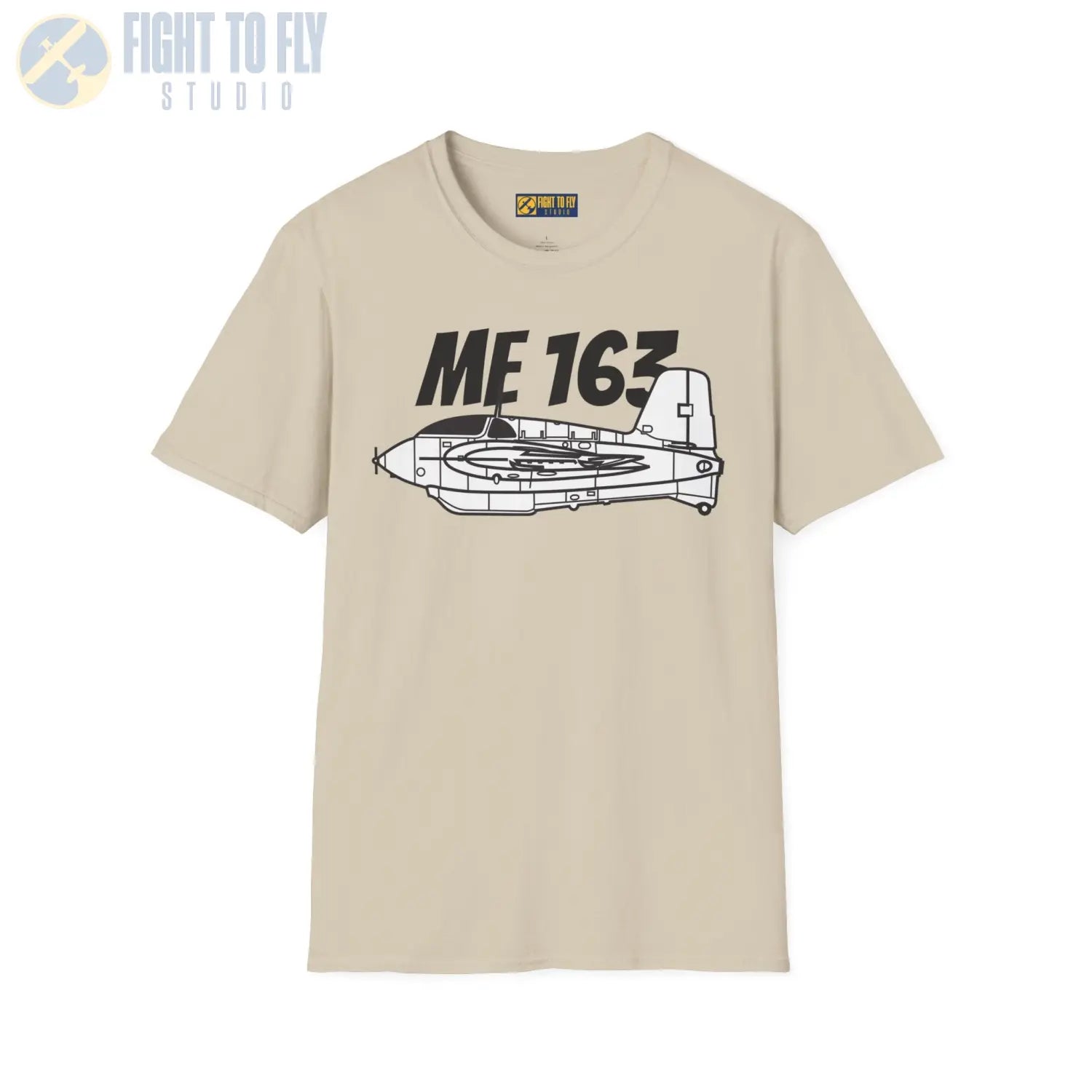Me 163 Komet Side Profile T-Shirt - Pilot gifts - WWII warbird t-shirt