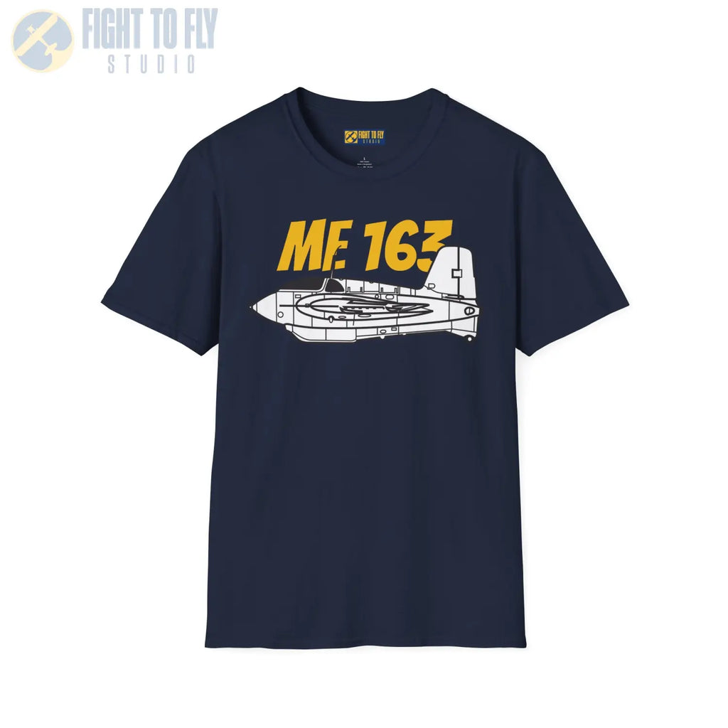 Me 163 Komet Side Profile T-Shirt - Pilot gifts - WWII warbird t-shirt