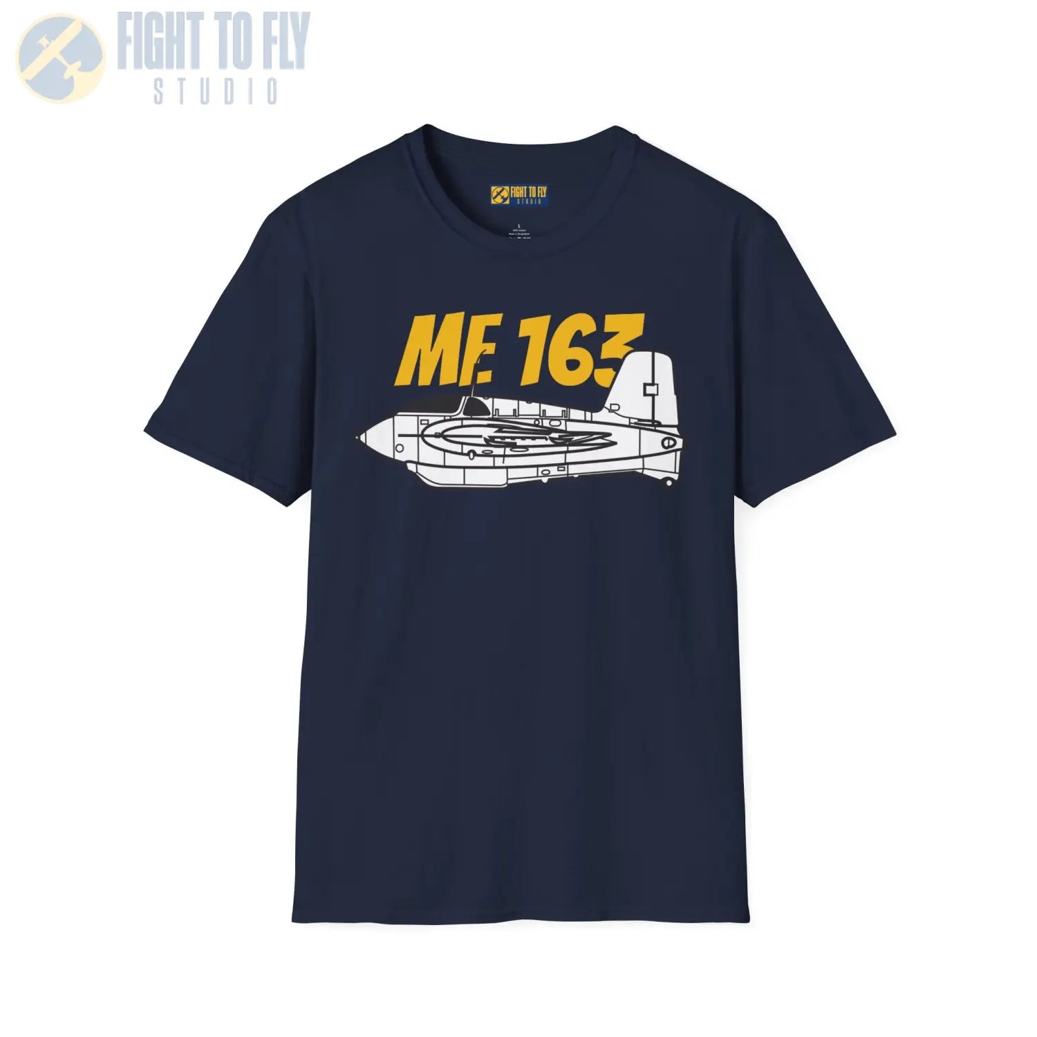 Me 163 Komet Side Profile T-Shirt - Pilot gifts - WWII warbird t-shirt