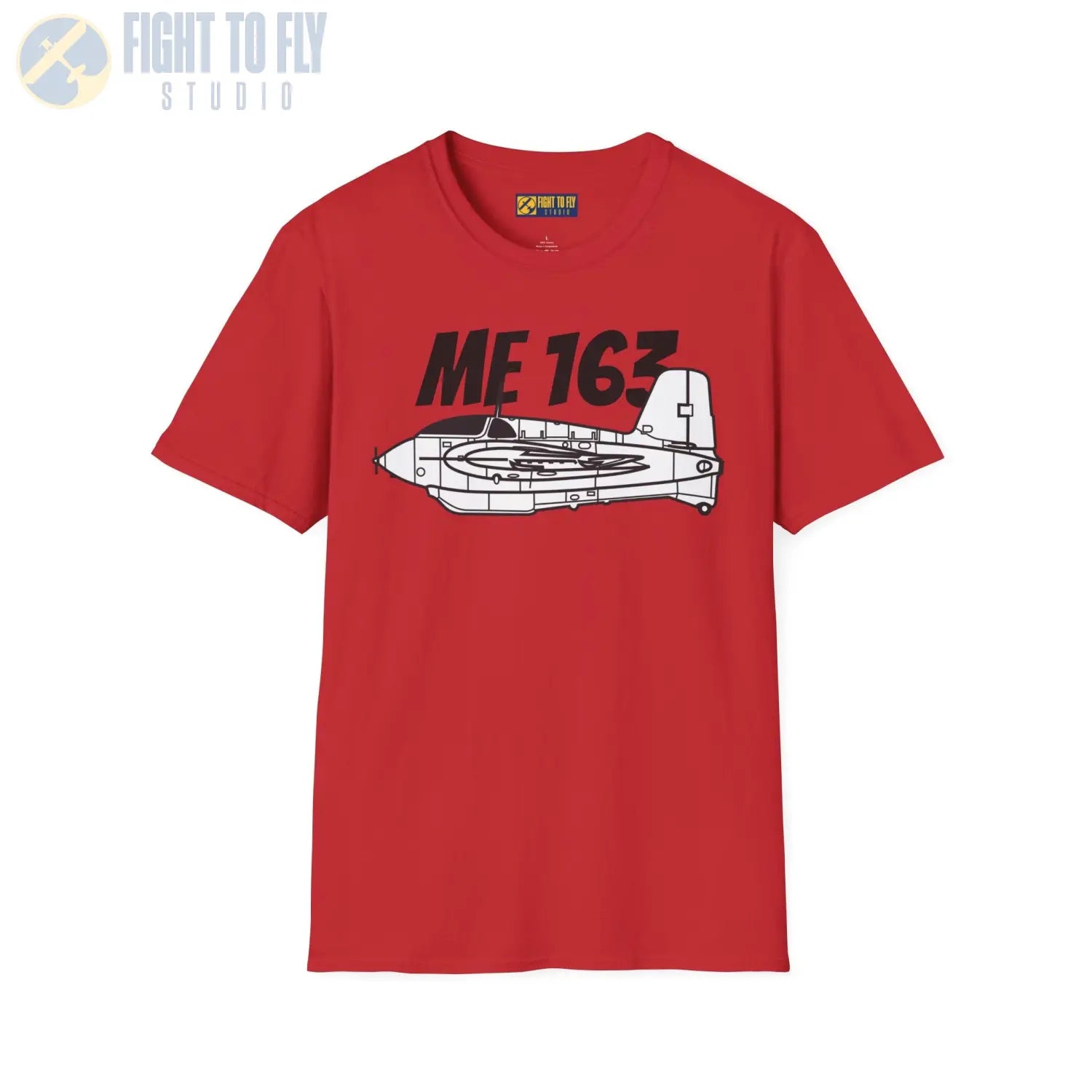 Me 163 Komet Side Profile T-Shirt - Pilot gifts - WWII warbird t-shirt