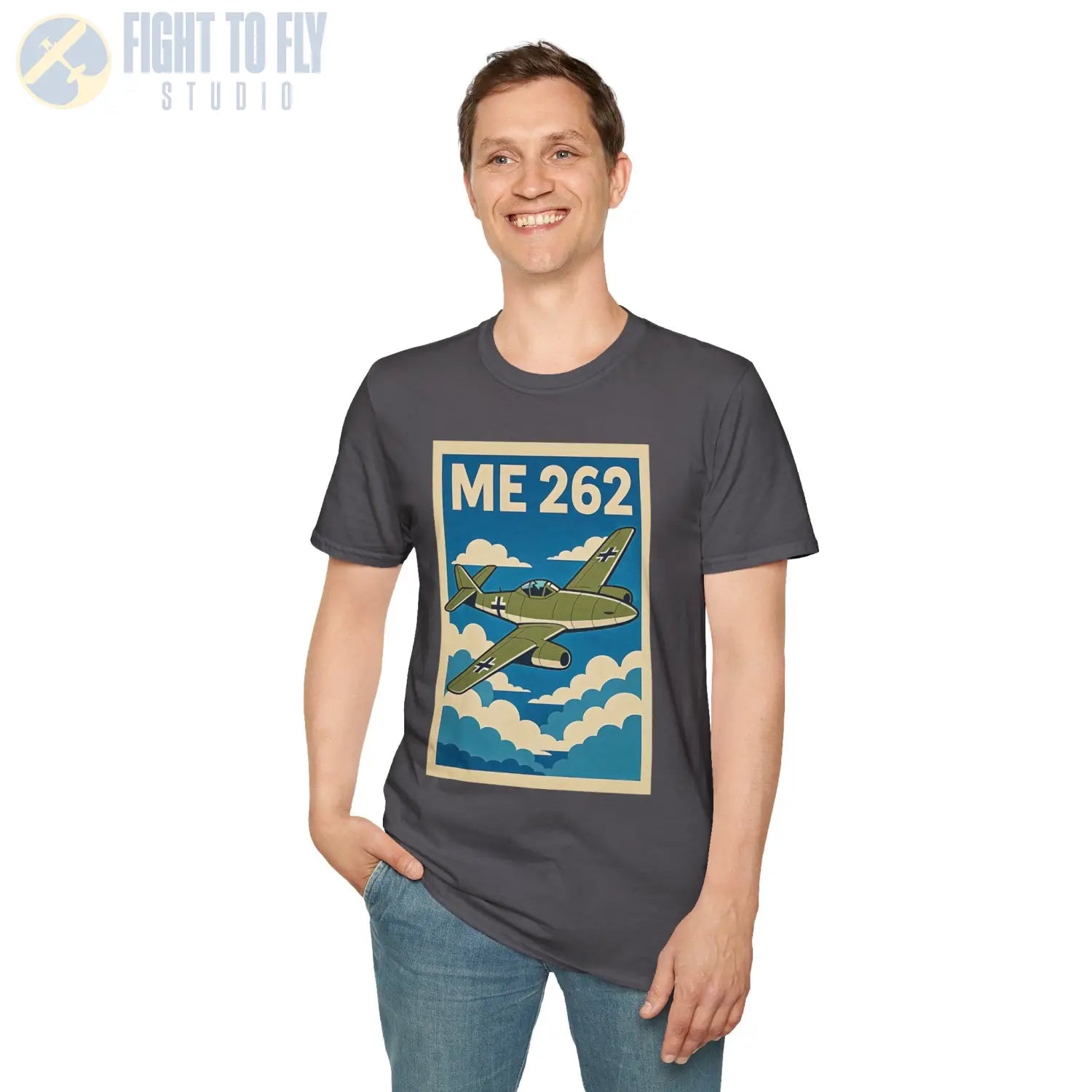 Me 262 Premium Full Graphic T-Shirt - Pilot gifts - WWII warbird t-shirt