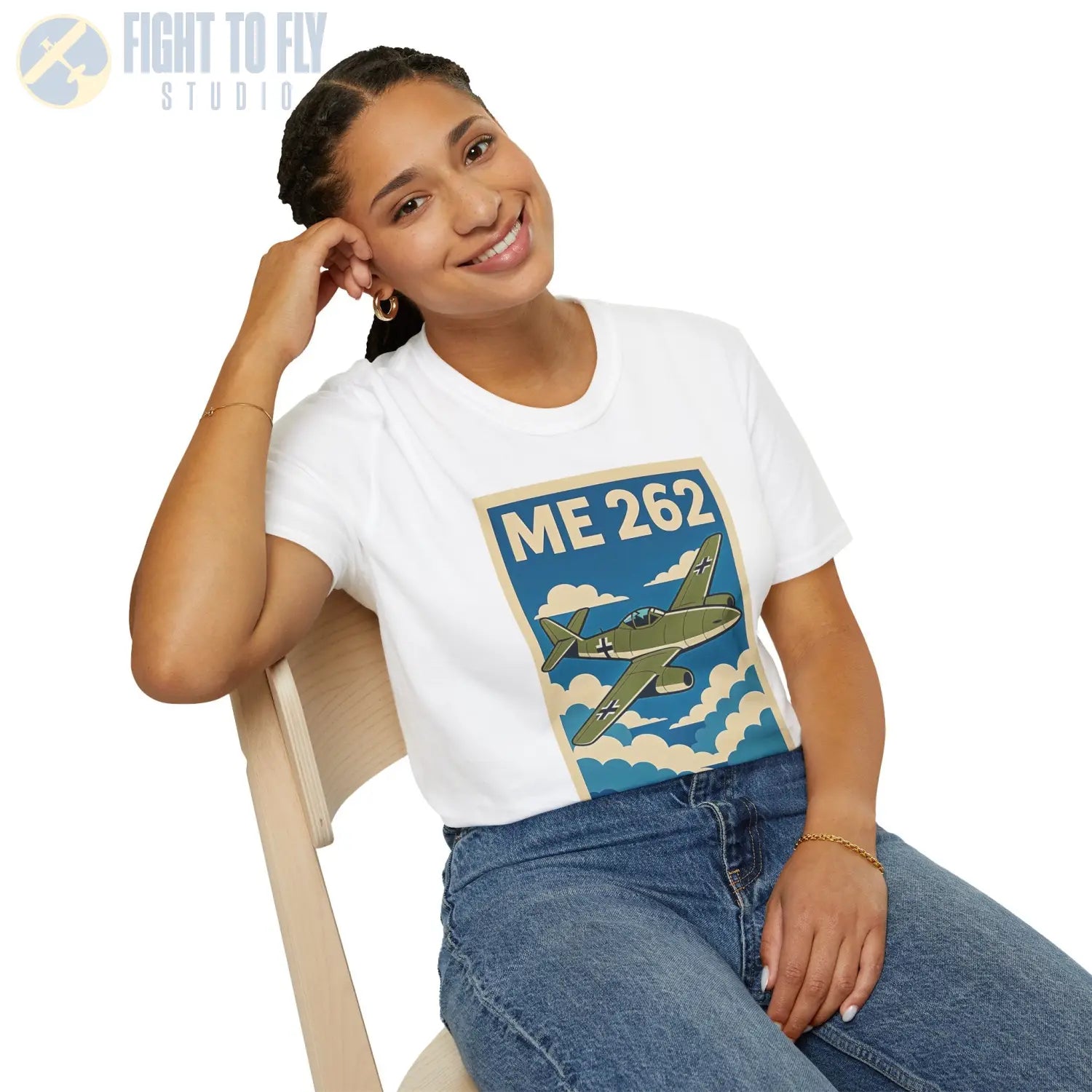 Me 262 Premium Full Graphic T-Shirt - Pilot gifts - WWII warbird t-shirt