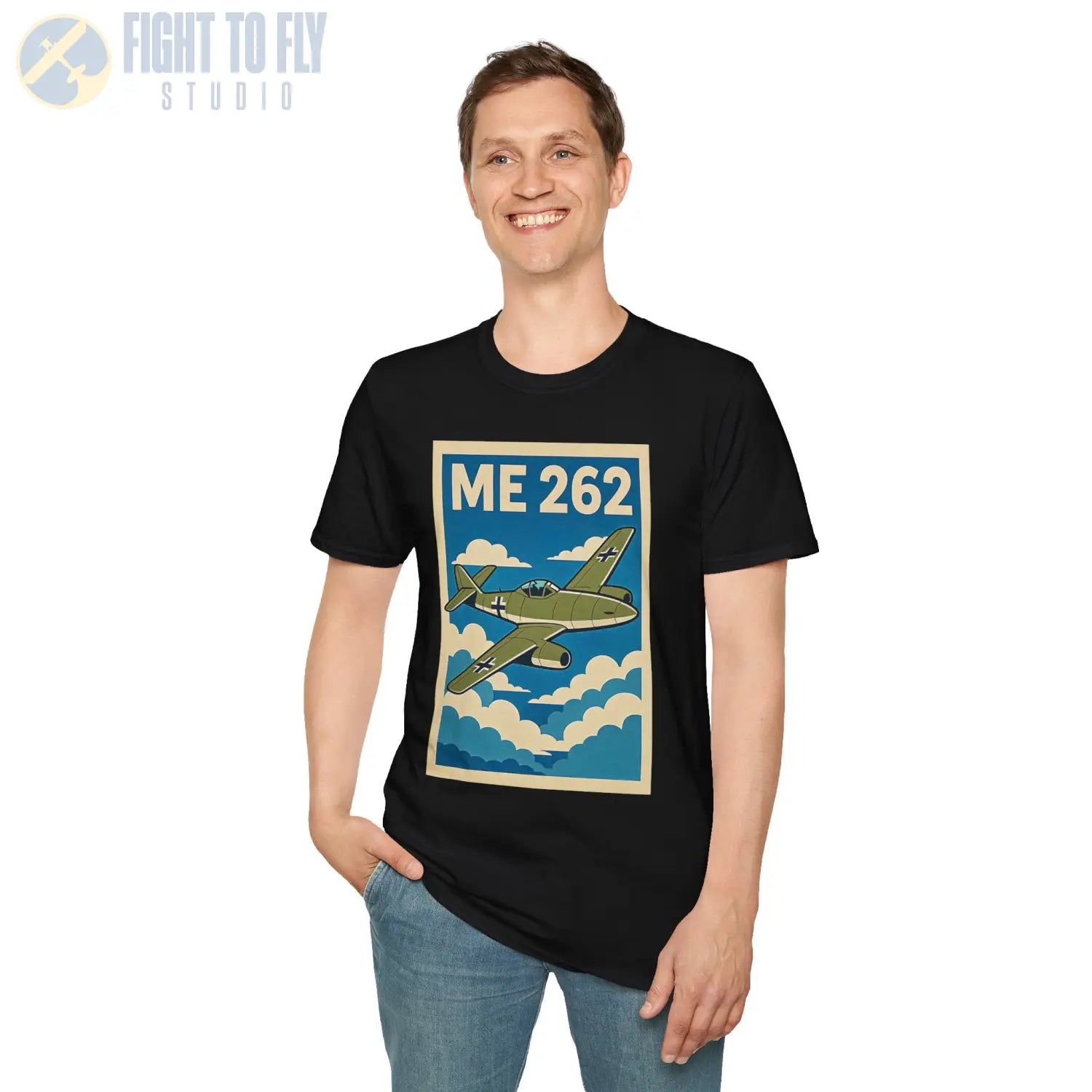 Me 262 Premium Full Graphic T-Shirt - Pilot gifts - WWII warbird t-shirt