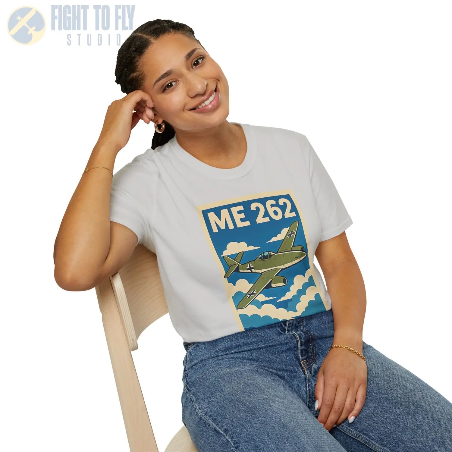 Me 262 Premium Full Graphic T-Shirt - Pilot gifts - WWII warbird t-shirt