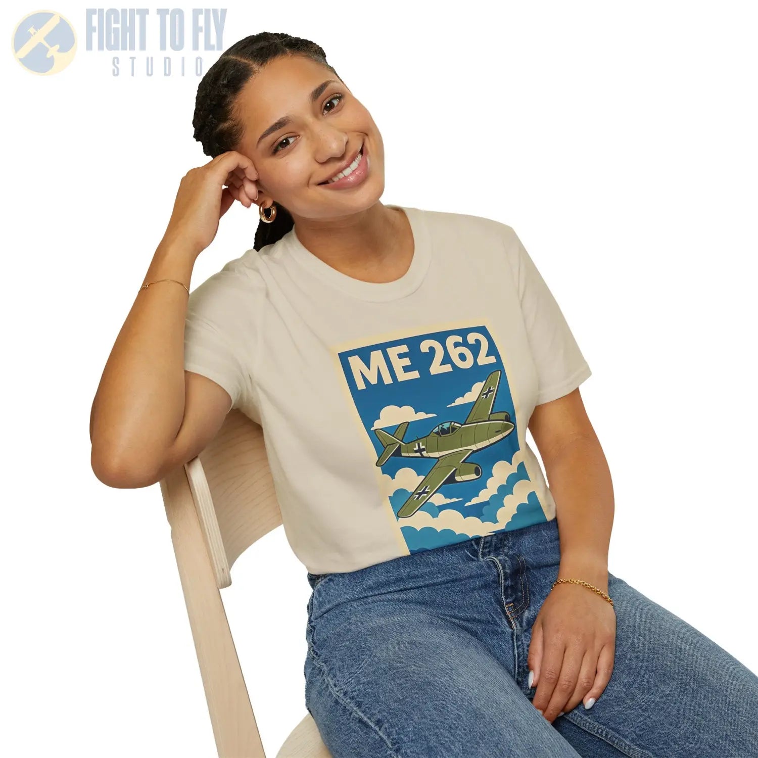 Me 262 Premium Full Graphic T-Shirt - Pilot gifts - WWII warbird t-shirt