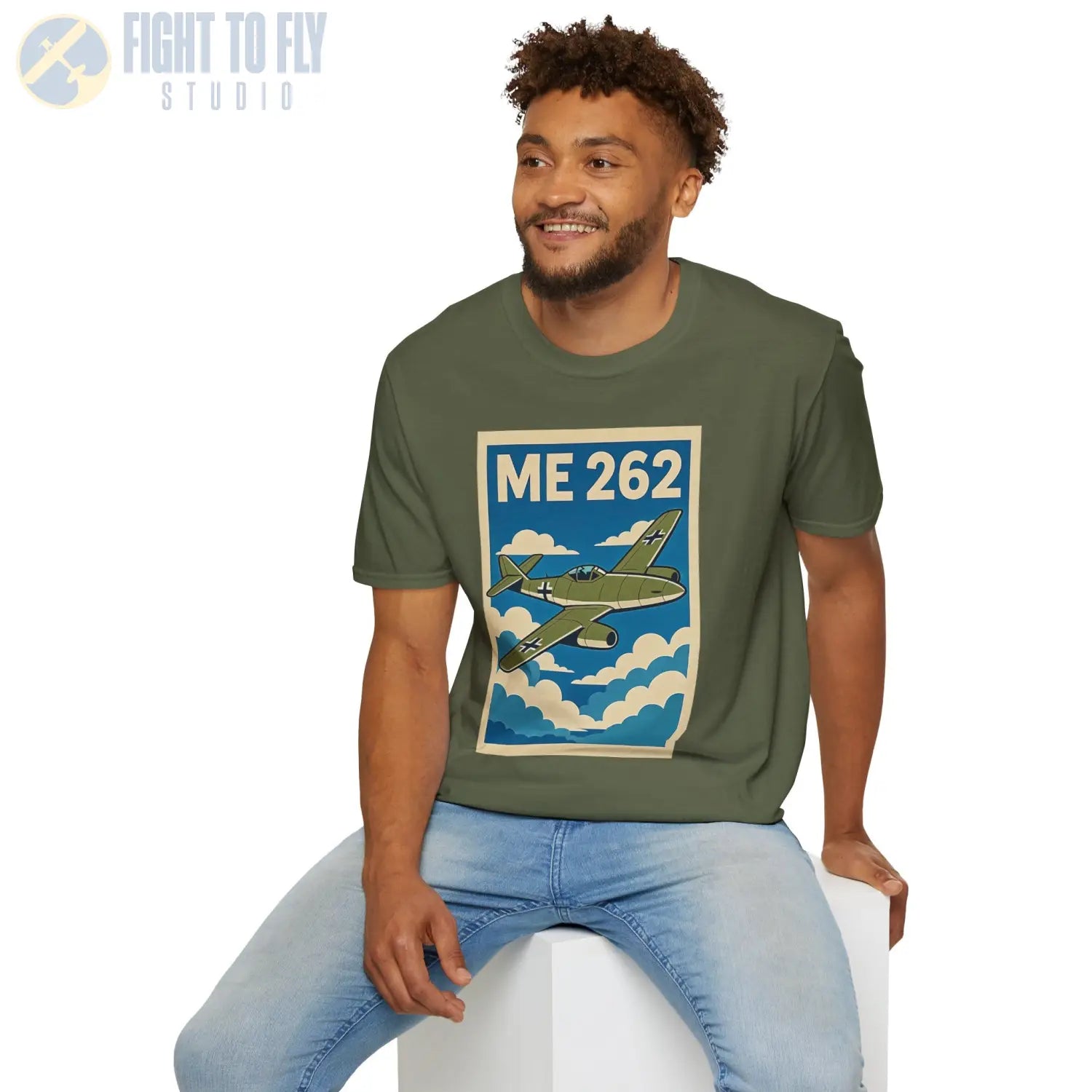 Me 262 Premium Full Graphic T-Shirt - Pilot gifts - WWII warbird t-shirt