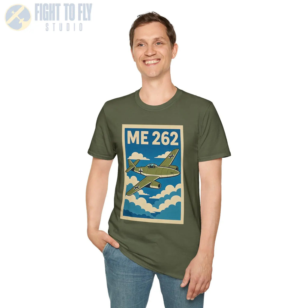 Me 262 Premium Full Graphic T-Shirt - Pilot gifts - WWII warbird t-shirt