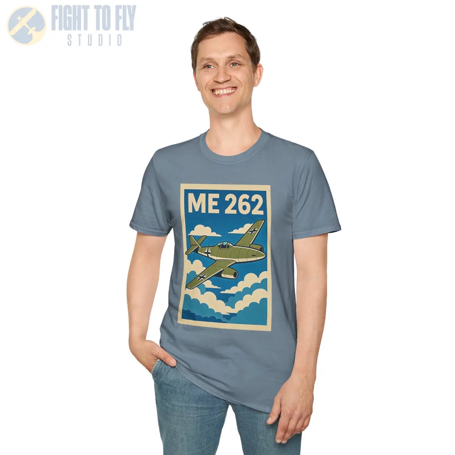 Me 262 Premium Full Graphic T-Shirt - Pilot gifts - WWII warbird t-shirt