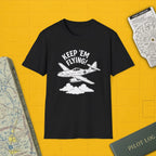 Me 262 “Keep ’Em Flying!” - T-Shirt - Pilot gifts - WWII warbird t-shirt