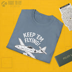 Me 262 “Keep ’Em Flying!” - T-Shirt - Pilot gifts - WWII warbird t-shirt
