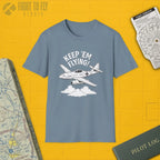 Me 262 “Keep ’Em Flying!” - T-Shirt - Pilot gifts - WWII warbird t-shirt