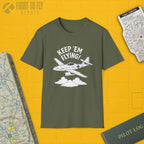 Me 262 “Keep ’Em Flying!” - T-Shirt - Pilot gifts - WWII warbird t-shirt