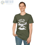Me 262 “Keep ’Em Flying!” - T-Shirt - Pilot gifts - WWII warbird t-shirt