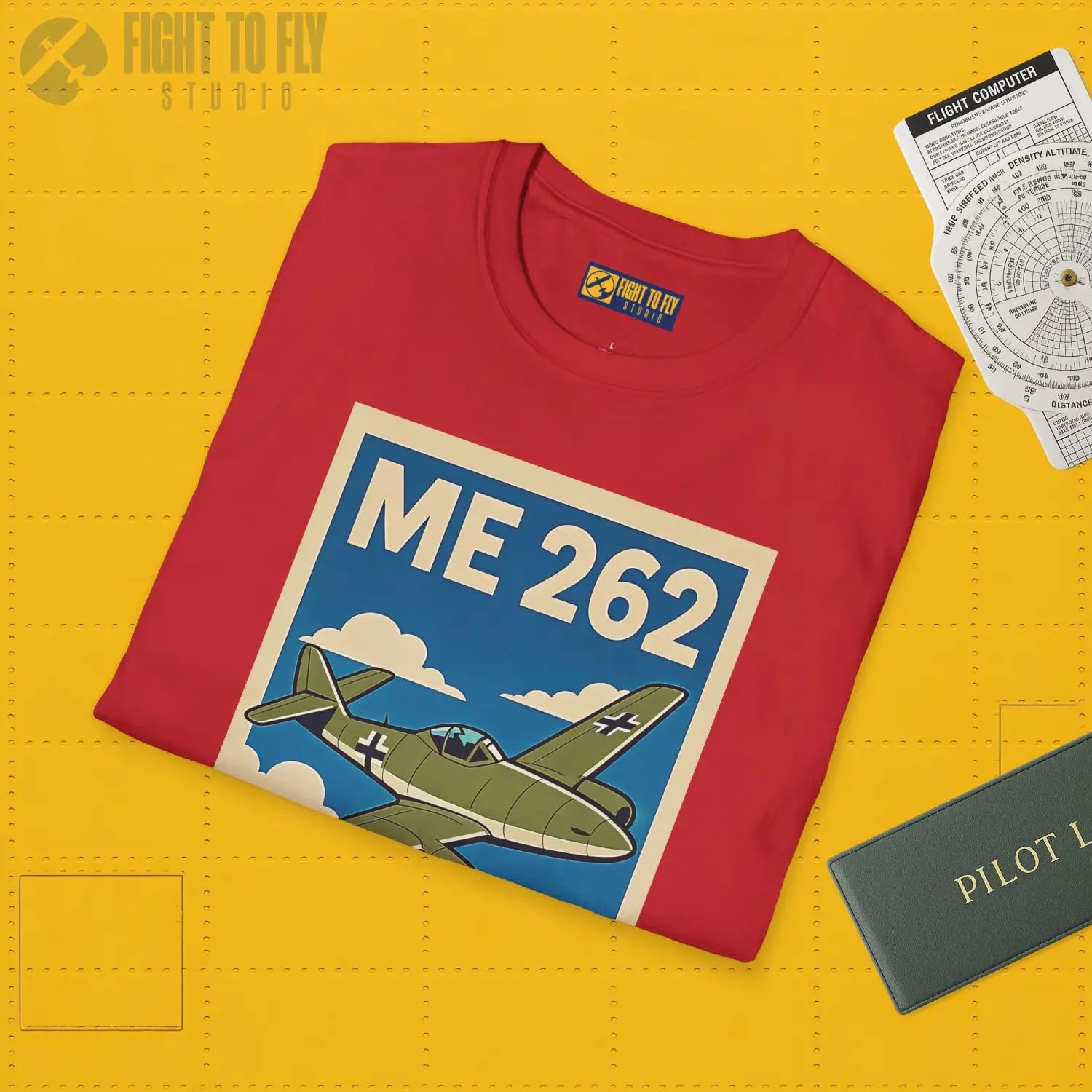 Me 262 Premium Full Graphic T-Shirt - Pilot gifts - WWII warbird t-shirt