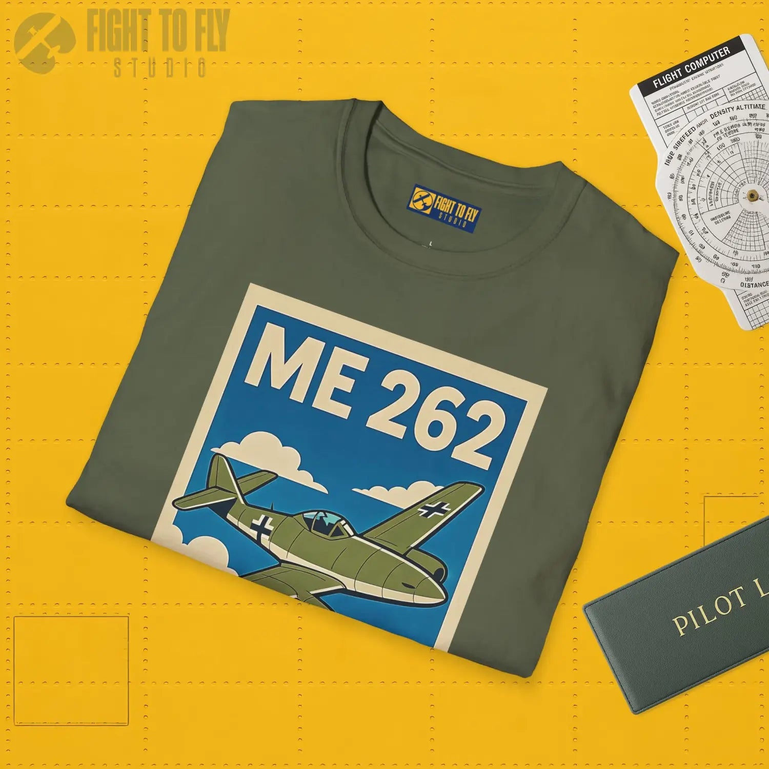 Me 262 Premium Full Graphic T-Shirt - Pilot gifts - WWII warbird t-shirt