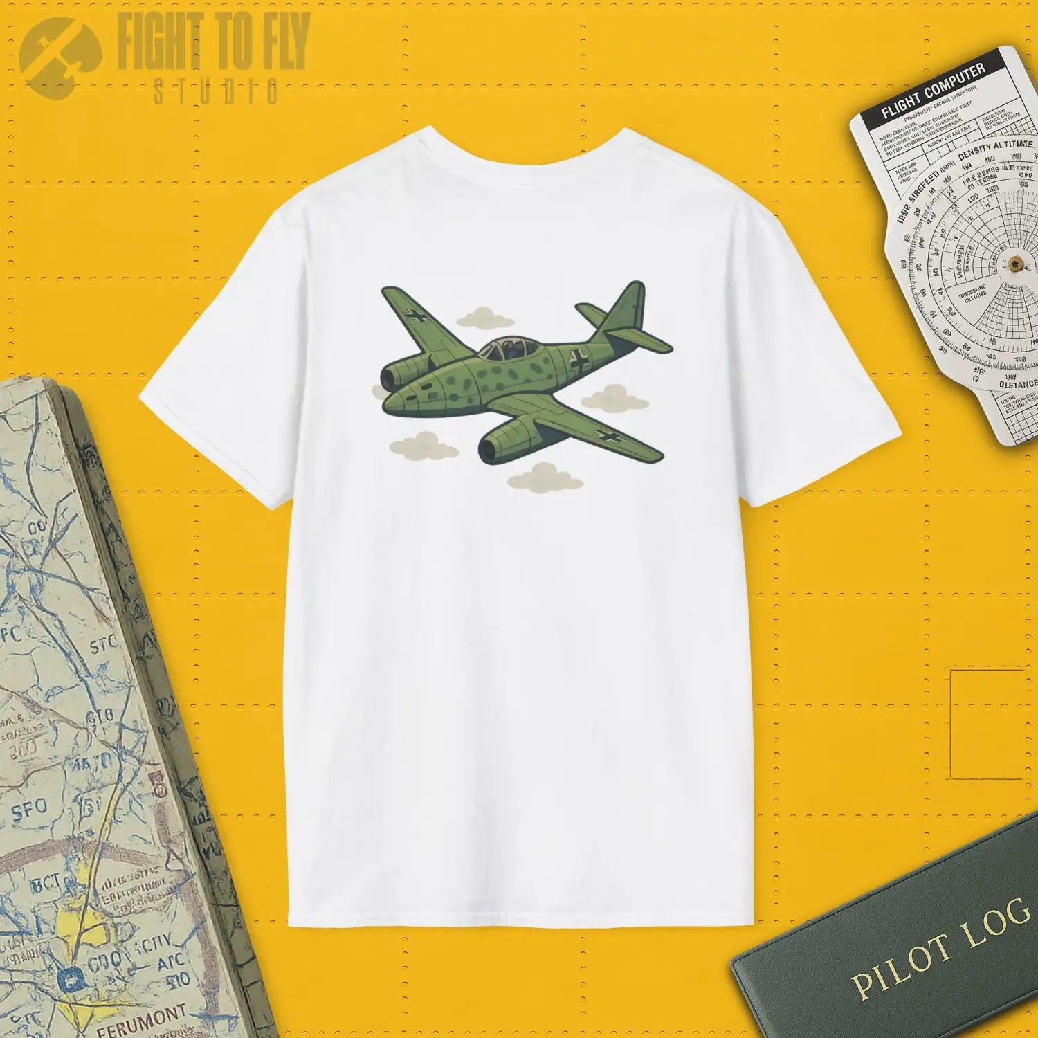 Me 262 Premium Full Graphic T-Shirt - Pilot gifts - WWII warbird t-shirt