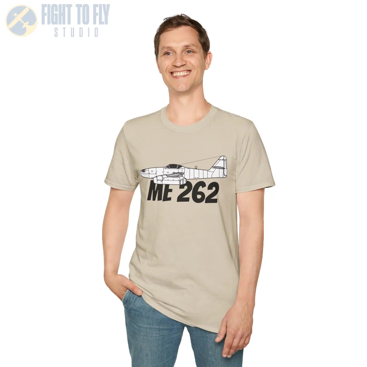 Me 262 Side Profile T-Shirt - Pilot gifts - WWII warbird t-shirt