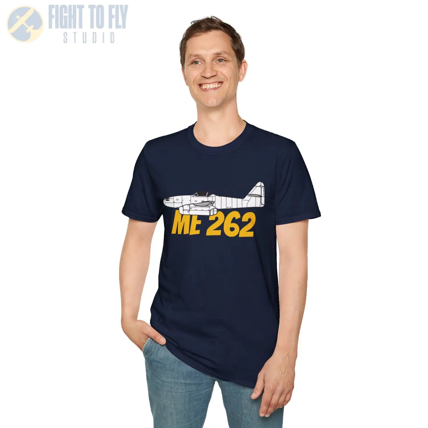 Me 262 Side Profile T-Shirt - Pilot gifts - WWII warbird t-shirt