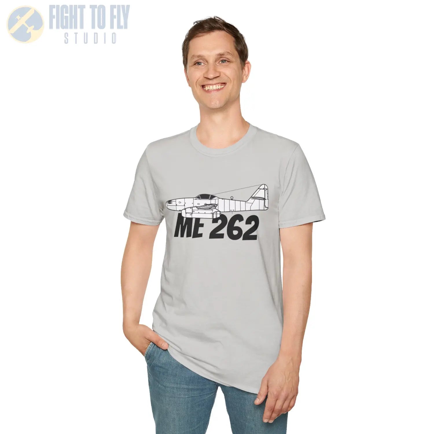 Me 262 Side Profile T-Shirt - Pilot gifts - WWII warbird t-shirt