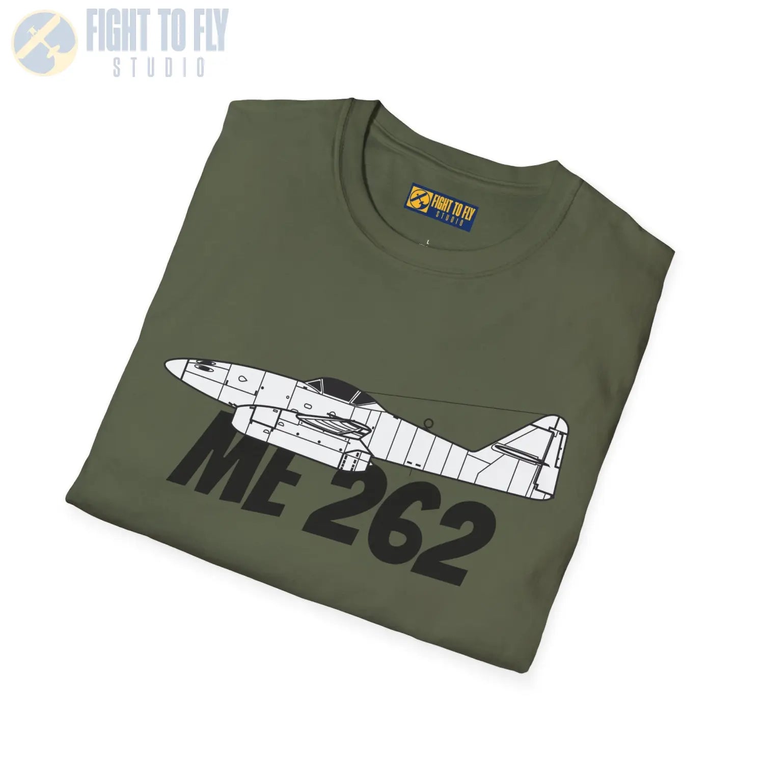 Me 262 Side Profile T-Shirt - Pilot gifts - WWII warbird t-shirt