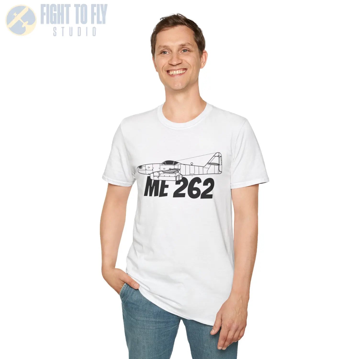 Me 262 Side Profile T-Shirt - Pilot gifts - WWII warbird t-shirt