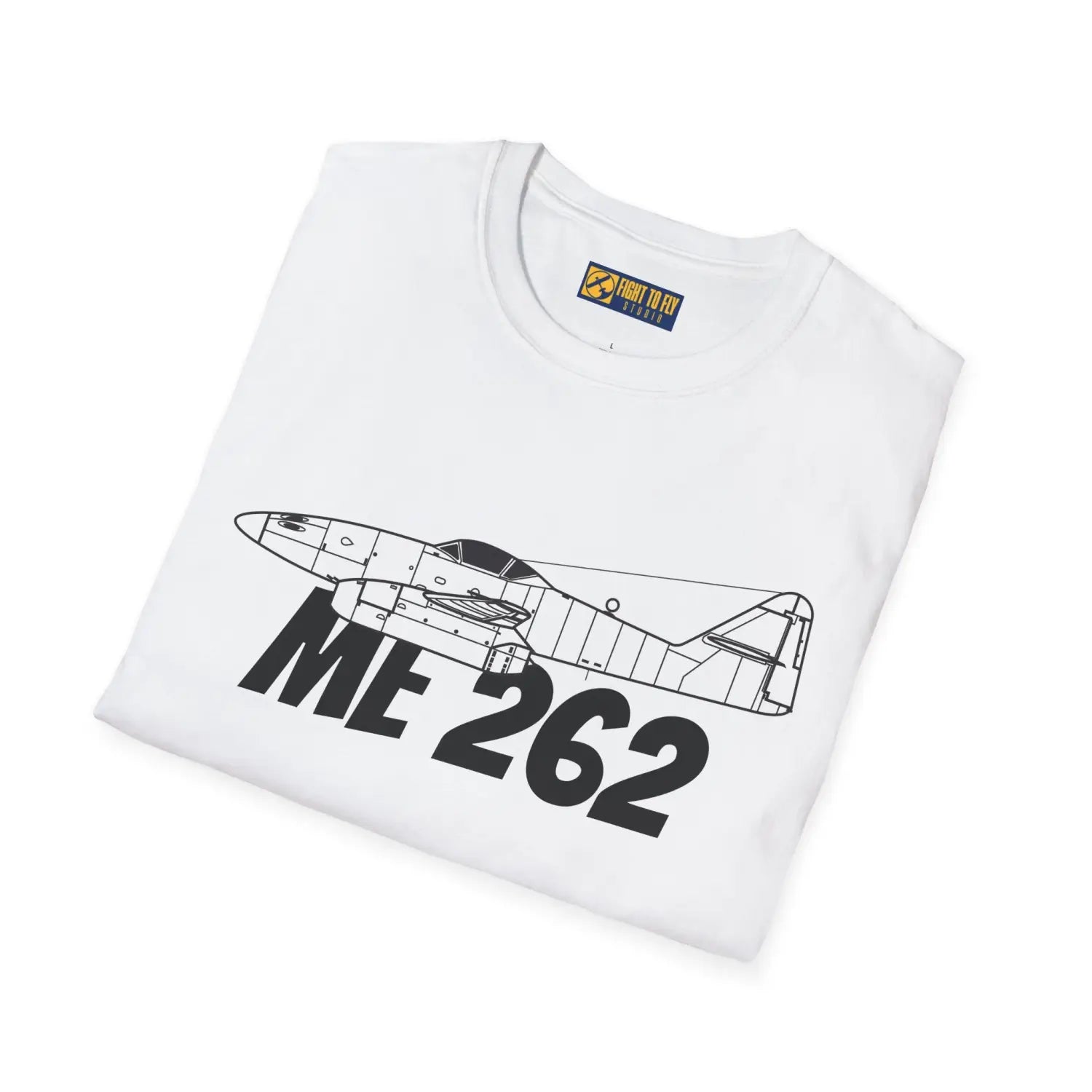 Me 262 Side Profile T-Shirt - Pilot gifts - WWII warbird t-shirt