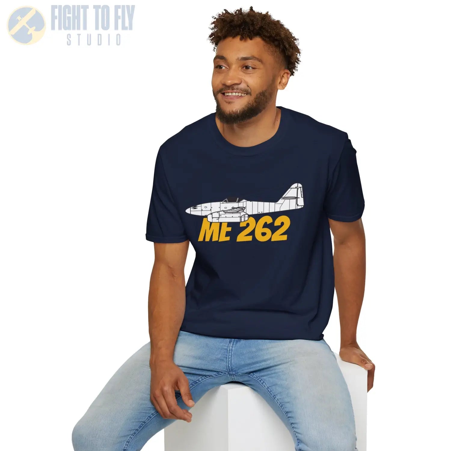 Me 262 Side Profile T-Shirt - Pilot gifts - WWII warbird t-shirt