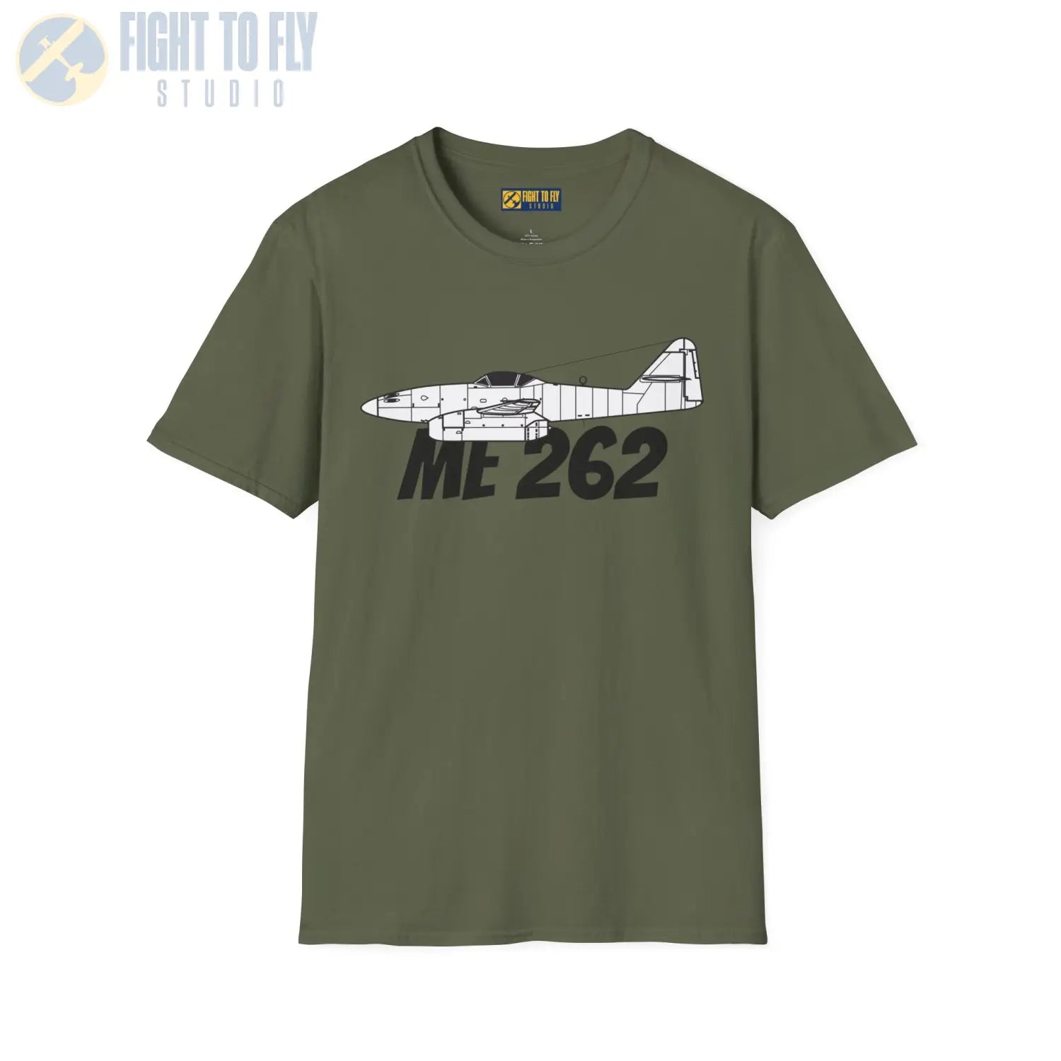 Me 262 Side Profile T-Shirt - Pilot gifts - WWII warbird t-shirt