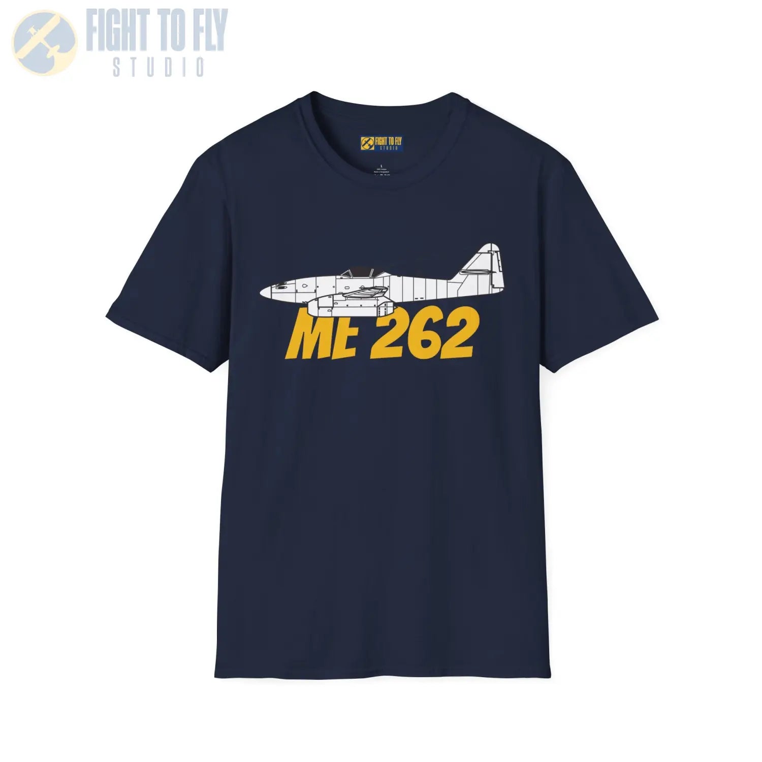 Me 262 Side Profile T-Shirt - Pilot gifts - WWII warbird t-shirt