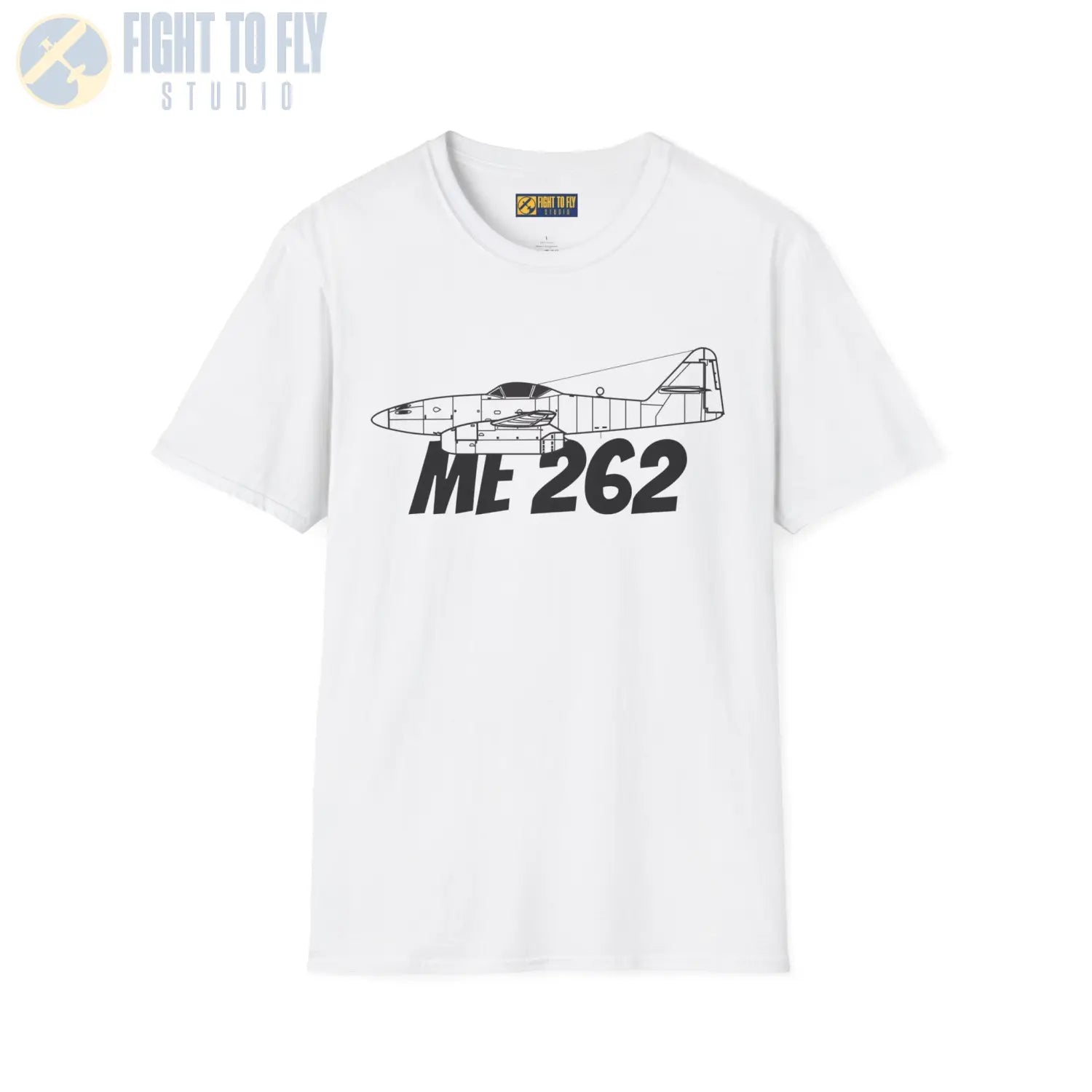 Me 262 Side Profile T-Shirt - Pilot gifts - WWII warbird t-shirt