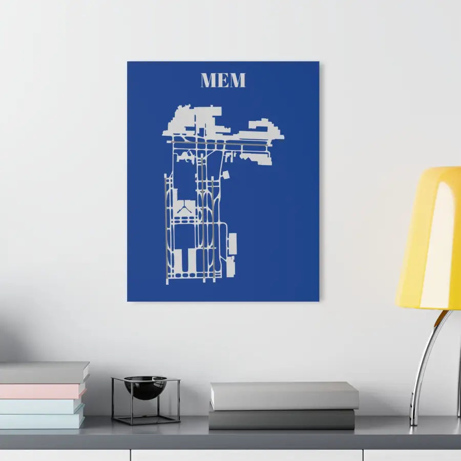 MEM - Memphis International Acrylic Print - Home Decor - Pilot gifts - WWII warbird t-shirt